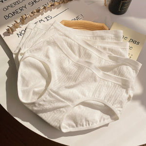 Wuro Baby Cotton Pure Cotton Underwear Female 2024 New Arrival 7A Antibacterial Cotton Crotch Mid Waist Female Young Adult Triangle Shorts