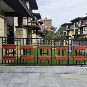 Balcony Vegetable Planting Hanging Basin Fence Hanging Hanging Basket Flowerpot Double-Layer Rectangular Vegetable Planting Handy Gadget Hanging Planting Basin