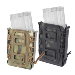 SINAIRSOFT Tactical Soft Shell 5.56/7.65 MOLLE Universal Function Clip Outdoor Quick Release MAG Nylon Magazine
