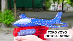 Plane Gun mainan anak pesawat Terbang led FA