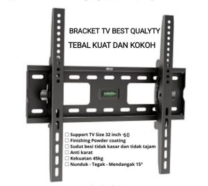 BRACKET STAND KAKI TV LED 32 40 42 43 50 55 60 65 inch