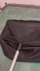 Serokan Ikan 50 cm Jaring Lamit Gagang Aluminium Kuat Serok Koi Kolam Jumbo by Zeng Aquatic