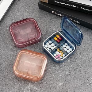 Portable Large Medicine Box for One Week Morning Noon and Night Moisture-Proof Sealed Exquisite Packaging for Medicines an