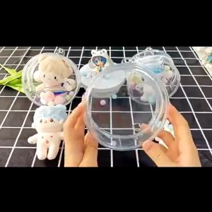 กระเป๋า ลาโบะ กระเป๋าตุ๊กตา กระเป๋าใส กระเป๋าตุ๊กตา กันฝุ่น มาการอง แถมพวงกุญแจ PVC ป้องกันฝุ่น กันแดด กันฝน เหมาะสำหรับห้อยกระ