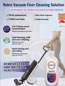 ❤Floor Cleaning Detergent ❤Multi-Surface Cleaner Cleaning Solution For Robot Vacuum / Electric Mop Vacuum