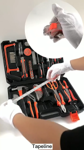 102PCS Tools Set Household Set Professional Hardware Home Repair Set Tool Box