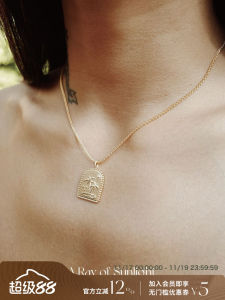 Vacation Fashionable Palm Tree Pendant Necklace All-Match Holiday Jewelry Alloy Material out Original Design for Women