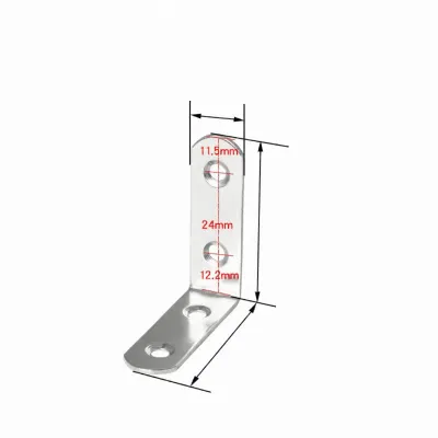 Stainless Steel Angle Bracket 90 Degree Right Angle Flat Fixer Triangle Iron Support Furniture Connector Piece TL Type Shelf Support