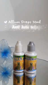 Allium Drops 30ml antikutu telinga kucing anjing