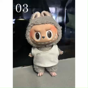 เสื้อผ้าตุ๊กตา Labubu มาการอง ไหมพรม หมวกไหมพรม น่ารักๆ ราคาพร้อมส่ง