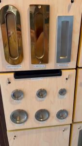 มือจับฝัง มือจับเฟอร์นิเจอร์บานเลื่อน Sliding Furniture Handle Recessed Handle มือจับบานเลื่อน มือจับแบบฝัง มือจับตู้ มือจับลิ้นชัก สแตนเลส SUS304 แพนยูเนี่ยน