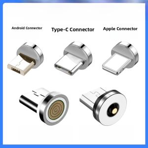 Universal Seven Touch Point Magnetic Absorption Charging Head 5A Fast Charge Android TypeC Single Needle Blind Absorption Plug