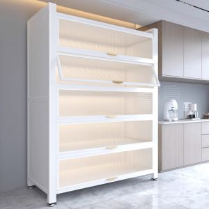 ZHIZHOU | Floor-standing Multifunctional Dust-proof Kitchen Shelving Unit