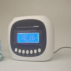 เครื่องตอกบัตร เครื่องลงเวลา โรงงาน สถานก่อสร้าง สำนักงาน