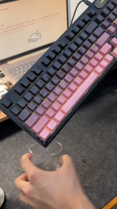 Deiog AK98 bàn phím cơ gaming - Led RGB sống động 98 phím khoa học mượt mà chống nước IPX7 phù hợp chơi game & làm việc