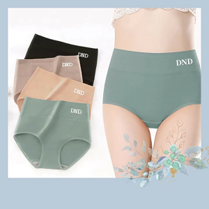 Womens High waist underwear Close-fitting Comfortable Solid color One size fits all