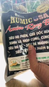 Phân bón hữu cơ Humic Usa Amino Rong Biển | Kích rễ mạnh giải độc hữu cơ | Xanh lá mập cọng hạn chế nấm bệnh (1kg)