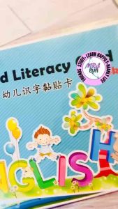 English Busy Book : Thematic Literacy |Inggeris英文 | Preschool Quiet Book | Early Learning Sticker Book