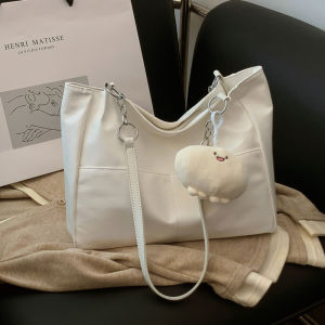 Large Capacity Ladies Tote Bag Fashionable 2025 Single Shoulder Crossbody Bag for Class Stylish All-Match Diagonal Bag