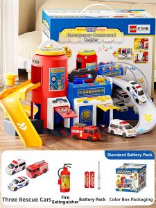 PALONG | Large Fire Truck Educational Toy Car for Boys 3-7 years
