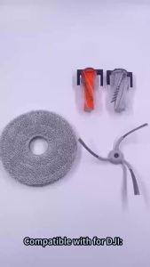 For DJI ROMO P ROMO S ROMO A Main Roller Brush Side Brush HEPA Filter Mop Pad Dust Bag Washable Replacement Vacuum Parts