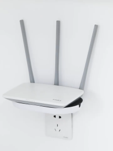 Punch-Free Socket Storage Rack For Router Camera Projector And Phone Home Organizer