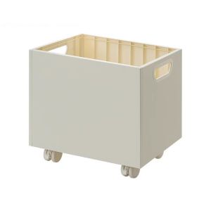 Giá Sách Nhựa Có Bánh Xe Di Động Phong Cách Nhật Bản MuJ Đơn Giản Giá Đỡ Sách Đơn Giản Để Sắp Xếp Và Lưu Trữ