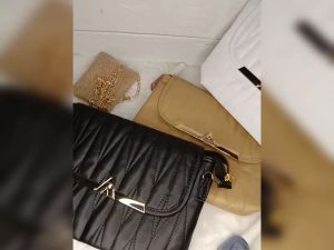 Alexa Tas Selampang Tas Bahu dan Pouch dengan tutup resleting by JTB Adjustable Tali Rantai