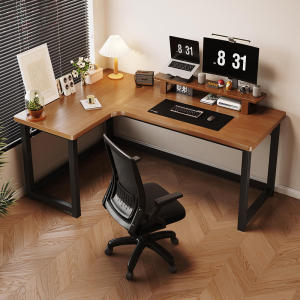 Computer Table Office Desk L Shaped Game Table Long Corner Study Work Desk Bedroom Corner Desk