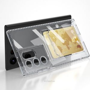 เคสช่องเสียบบัตรโปร่งแสงสำหรับ OPPO Reno 8T 5G และ OPPO Reno 8T 4G เคสเคสมือถือกันกระแทก เพื่อ OPPO A78 A17 และ OPPO A17 เคสนิ่ม 38 มี TPU ความยืดหยุ่นซิลิโคนใสฝาหลัง