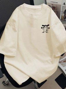 SUOSHE | Extra Large Cartoon Dog Print T-Shirts