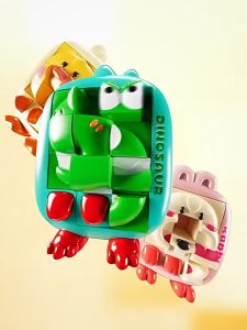 MD-M376 Mainan Edukasi Anak Puzzle Geser Slide 3D Karakter Hewan / Maenan Brain Game Edukasi
