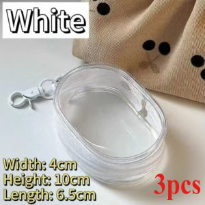 Data Cable Charger Storage Bag Portable Mini Clear Zipper Storage Bags Outdoor Travel Headset Storage Boxes Clear