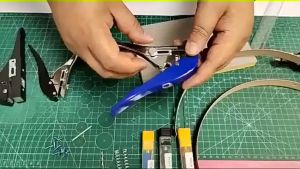 6/8mm Ukuran Lubang Kerajinan Manual Puncher Kertas Hole Punch Cutter Lingkaran Dengan Soft Grip