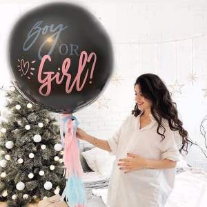 18inch Gender Reveal Confetti balloon partyneeds party supplies Gender Party set Boy or Girl party set