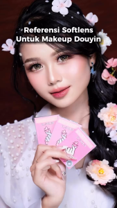 SOFTLENS X2 KPOP / K-POP NORMAL & MINUS (-0.50 S/D -6.00 BY EXOTICON DIA16MM BIG EYES FREE LENSCASE