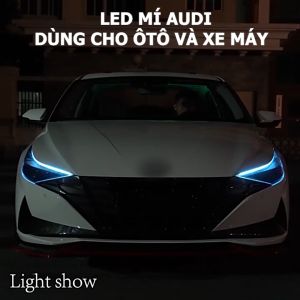 (35) Dây Đèn Led Mí Audi Cho Ô Tô Và Xe Máy Hiệu Ứng 2 Chế Độ Xi Nhan Chạy Đuổi Demi Xếp Gạch 12v Chống Nước (1 Dây)