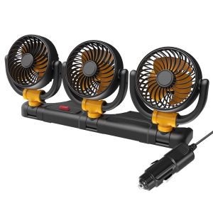 Quiet Strong Cooling Vehicle Fan 12V/24V