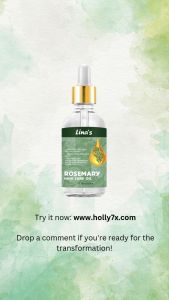 LINAS Rosemary Hair Care Oil – Smoothing Repairing & Moisturizing Herbal Oil (50 ml)