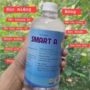 [LOẠI MỚI] Smart A sát khuẩn Smart Anolyte (Nước A) khử khuẩn tay bề mặt an toàn không kích ứng 500ml