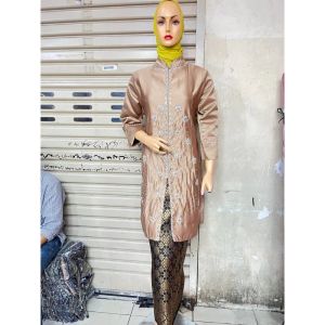 (Realpict) Kebaya Baju Kurung Payet AL - Kebaya Baju Kurung modern payet - Kebaya Seragam payet songket - Kebaya Setelan Kebaya Siti Nurbaya/| Kebaya Kurung Brida Full Payet/ Kebaya Kurung Melayu Modern