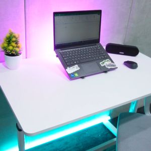 Deli Meja Kerja / Meja Belajar Ketinggian Dapat di Adjust / Adjustable Office Table 100 CM Kapasitas 150 KG E91515