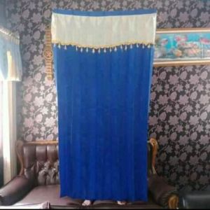 Hordeng Manohara / gorden plisket / gorden poni tempel motif bunga/ gorden poni rumbai / hordeng kombinasi / tirai plusket / gorden pakai cantolan / gorden malam