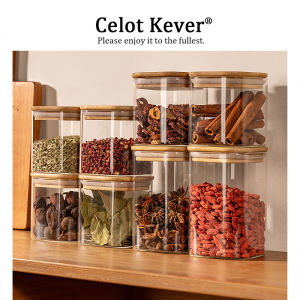 Home Kitchen Glass Food Grade Large Capacity Seasoning Jar