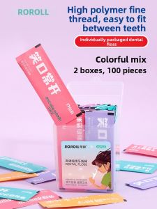 ROROLL | Fine Portable Toothpicks Flossers Single Pack