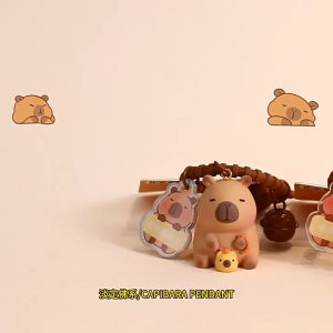 [COD]Capybara Keychain Lonceng Bell Key Chain Gantungan Kunci Import Lucu gantungan kunci mobil motor gantungan tas