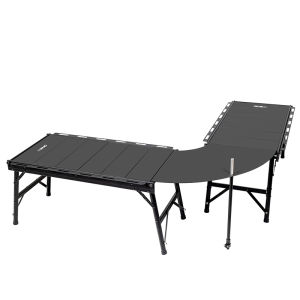 Onwaysports | Outdoor Camping Picnic Foldable Table with IGT System Aluminum Adjustable
