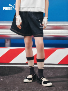 PUMA | Kids Girls Denim Skort Soft Material