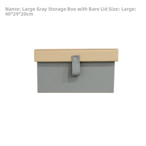 Modern Leather Stylish Decorative Closet Storage Box