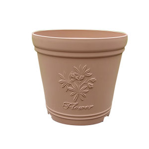 Thick Plastic Red Ceramic Flower Pot Large Diameter Resistant to Falling Durable Tree Planting Basket Iron Tree Extra Large Pot